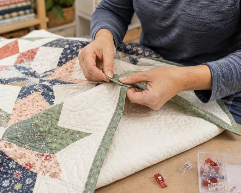 Quilt Binding Demo Photo